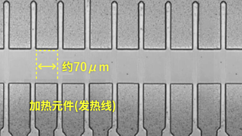 300dpi产品的发热元件(发热线)外观