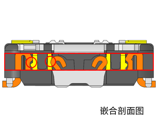 两点插入式接点